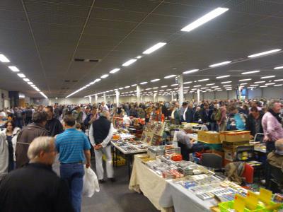 Én af de tre haller - Modelspoorbeurs Houten